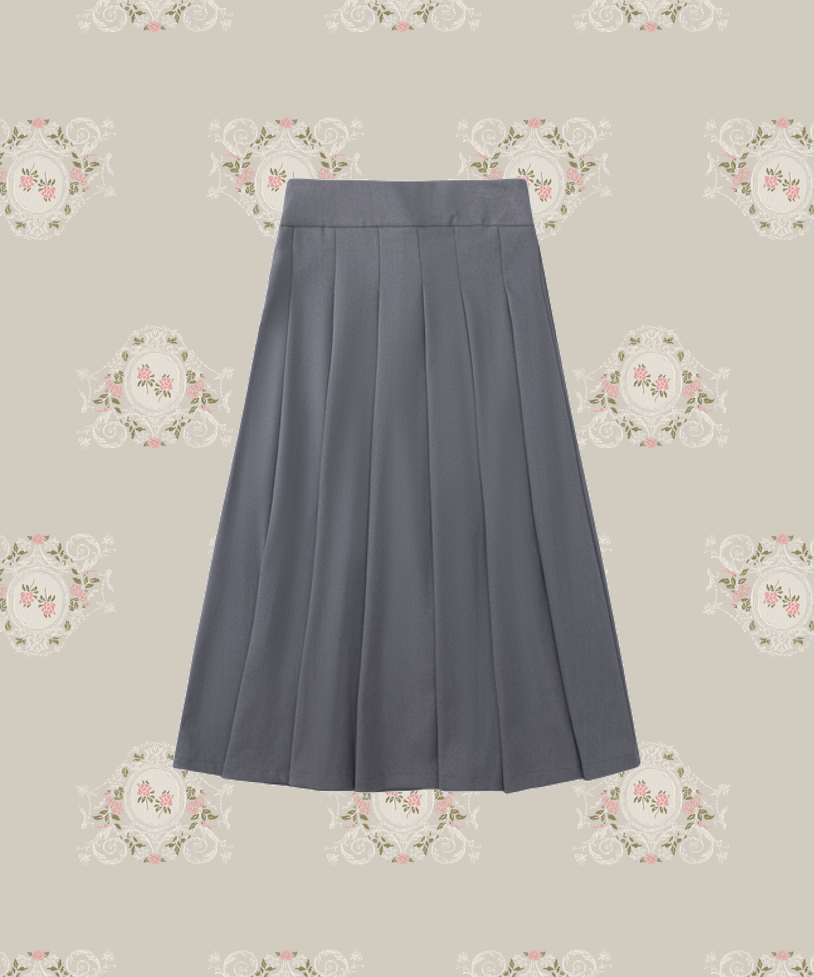 Belted Pleats Long Skirt ベルト付きプリーツロングスカート – LOVE