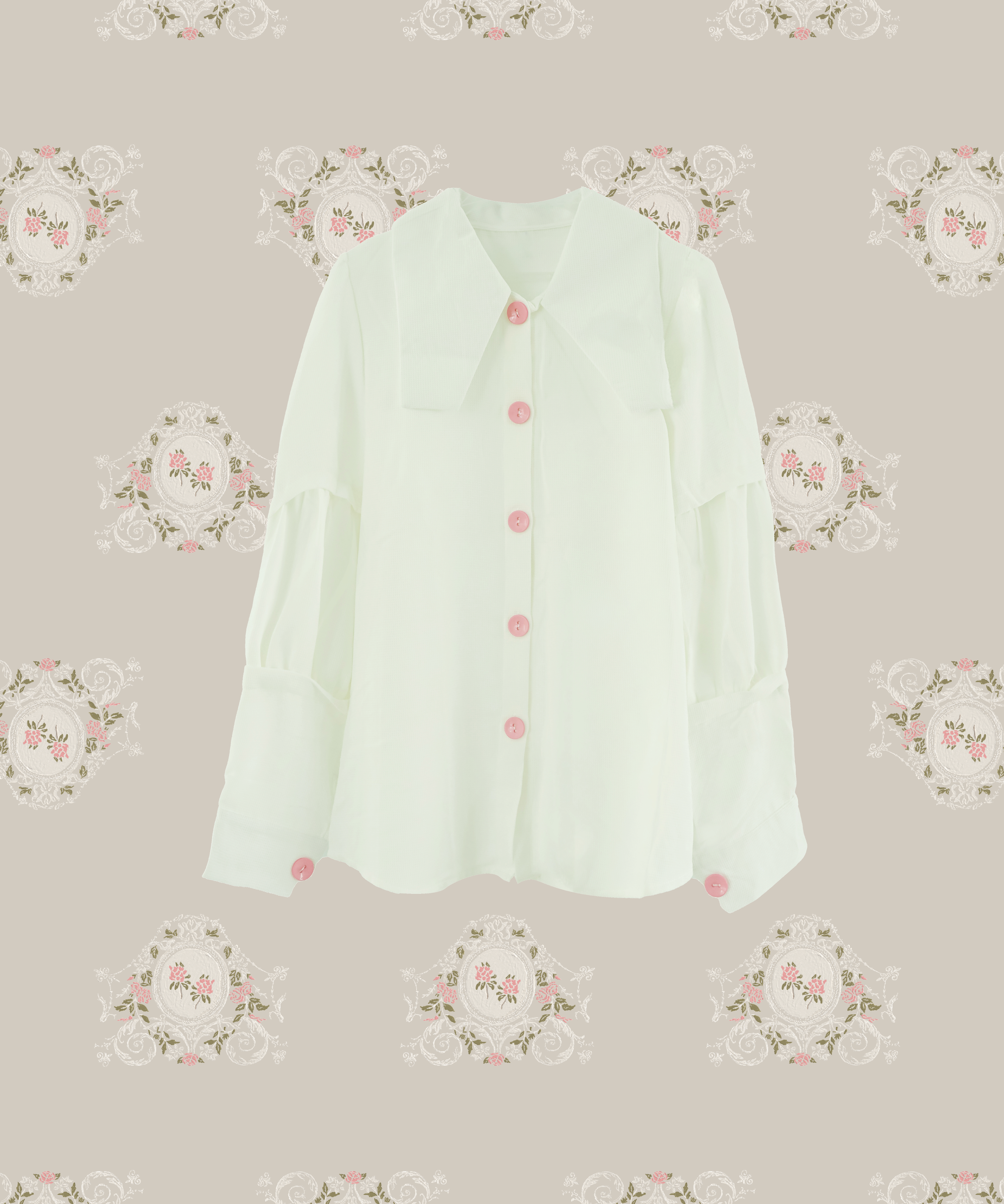 Flower Applique Vest Shirt Set Up – LOVE POMME POMME