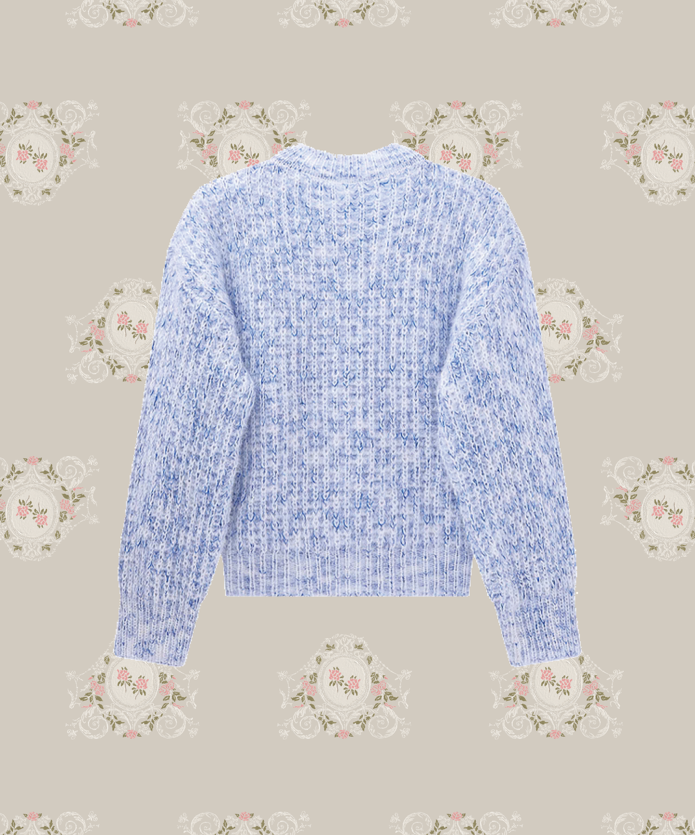 Mix Blue Mesh Ribbon Knit – LOVE POMME POMME