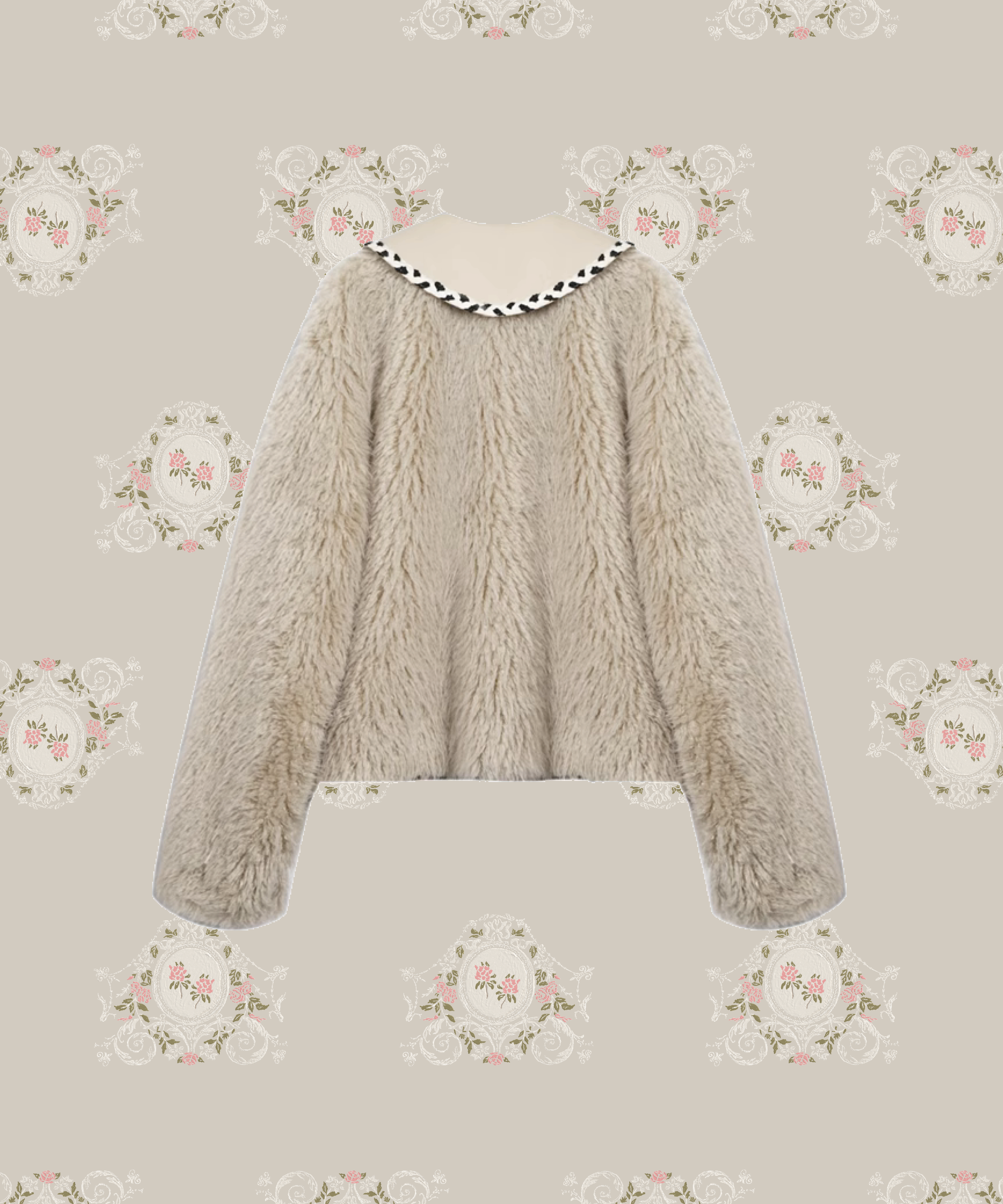 Doll Collar Wool Fur Jacket ドールカラーウールファージャケット