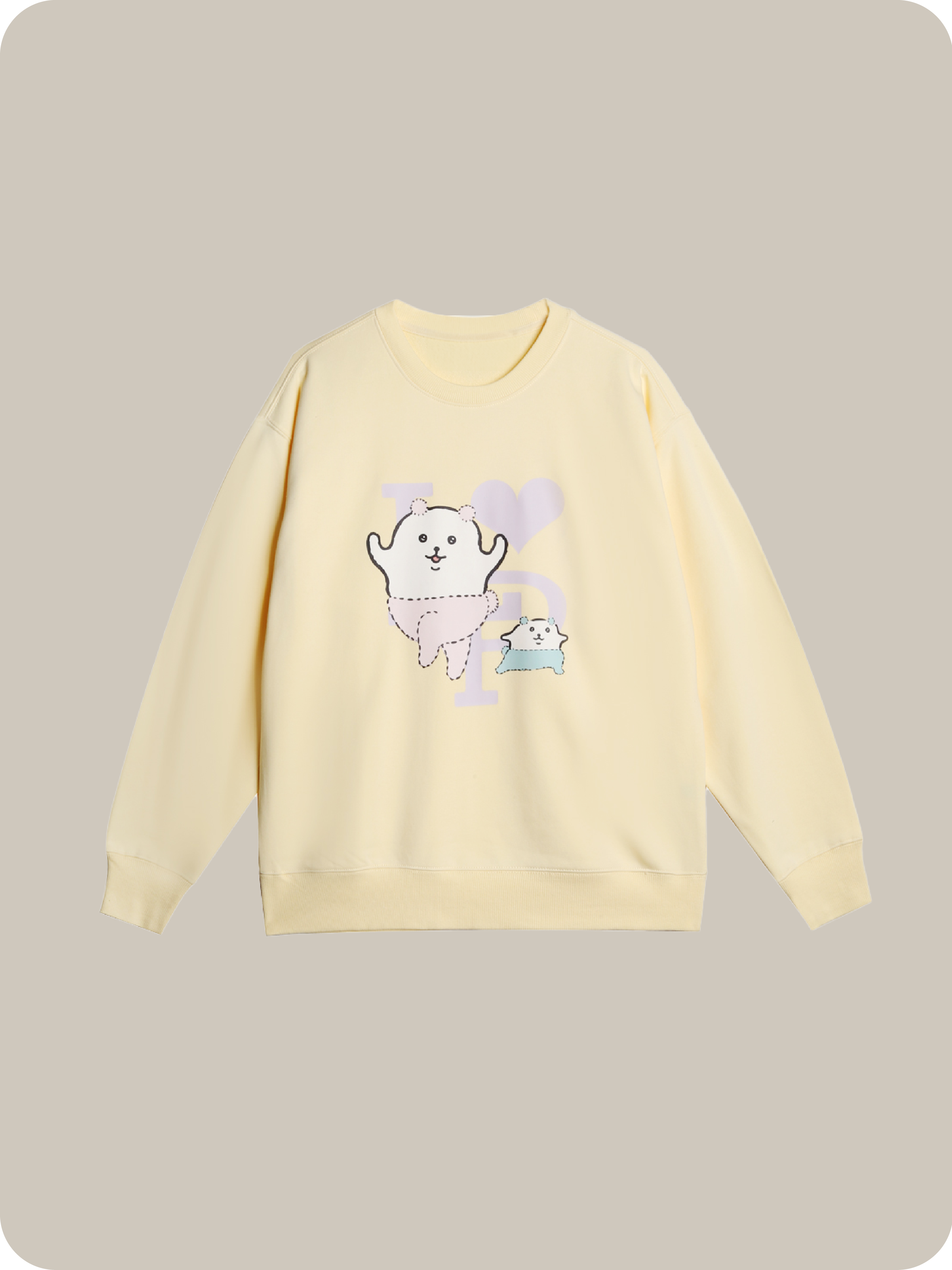 Yawame × LA POMME petit Cheerful Sweater