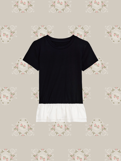 Frill Stitching T-shirt