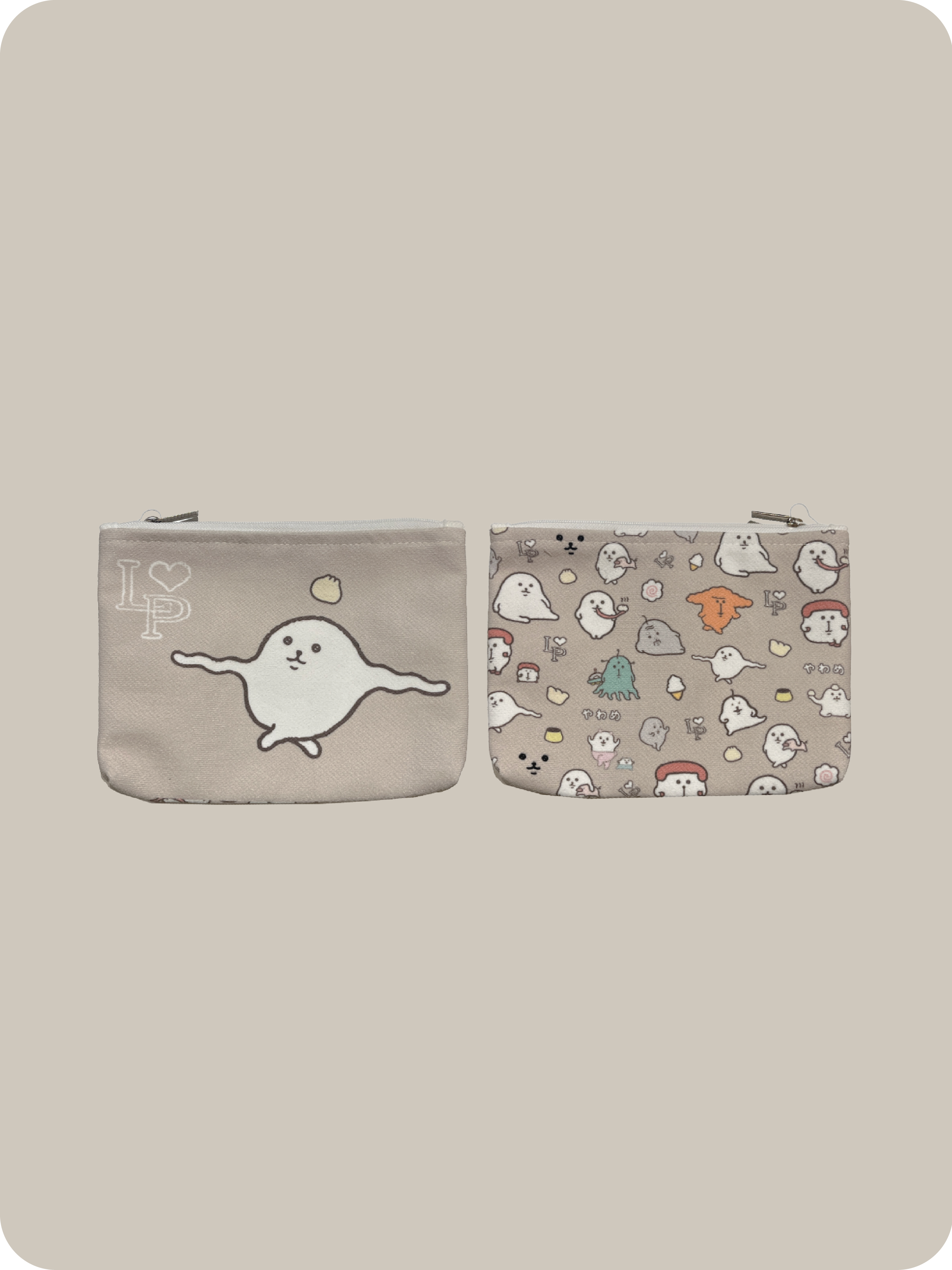 Yawame × LA POMME petit Medium Pouch