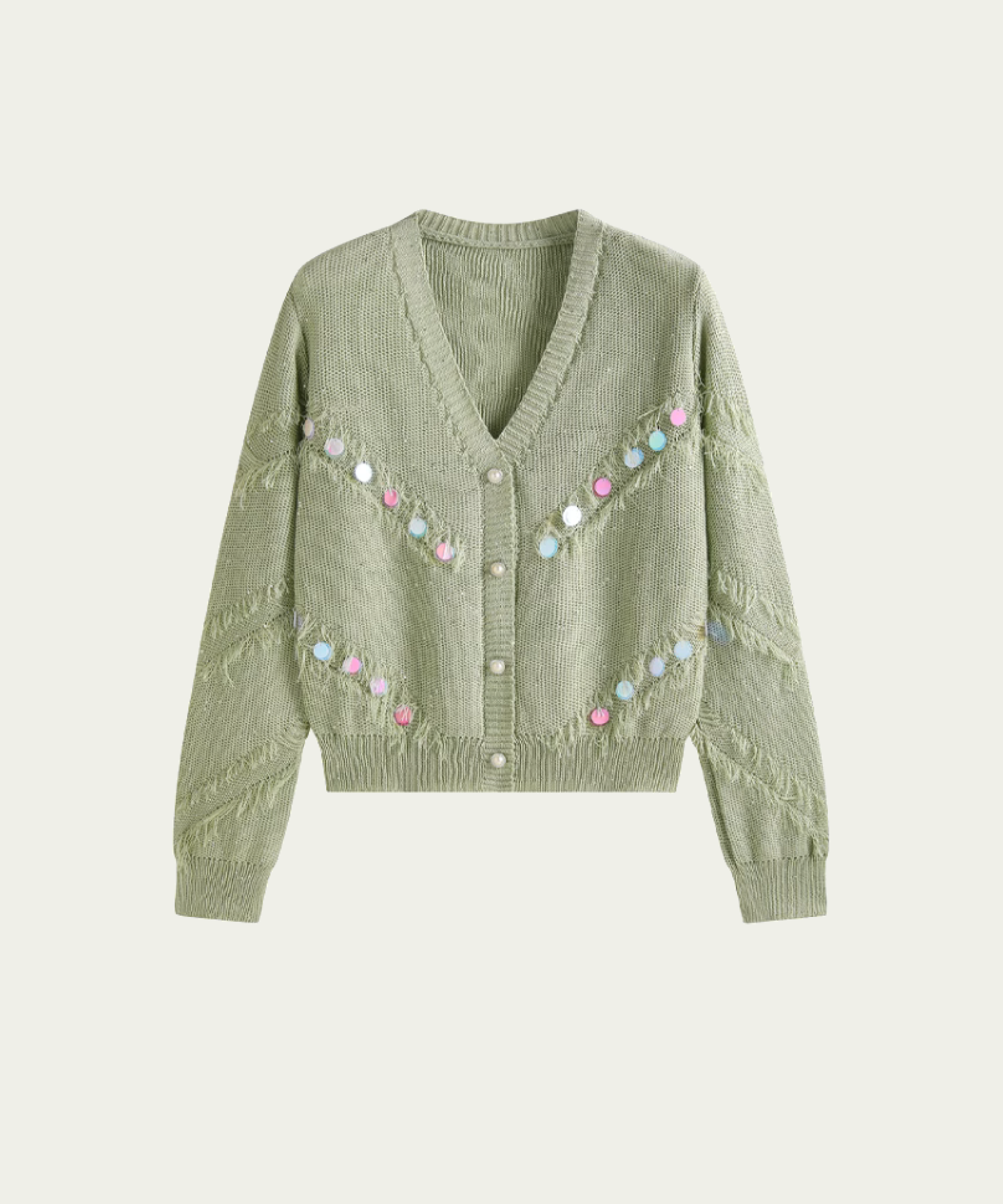 Shining Fringe Cardigan