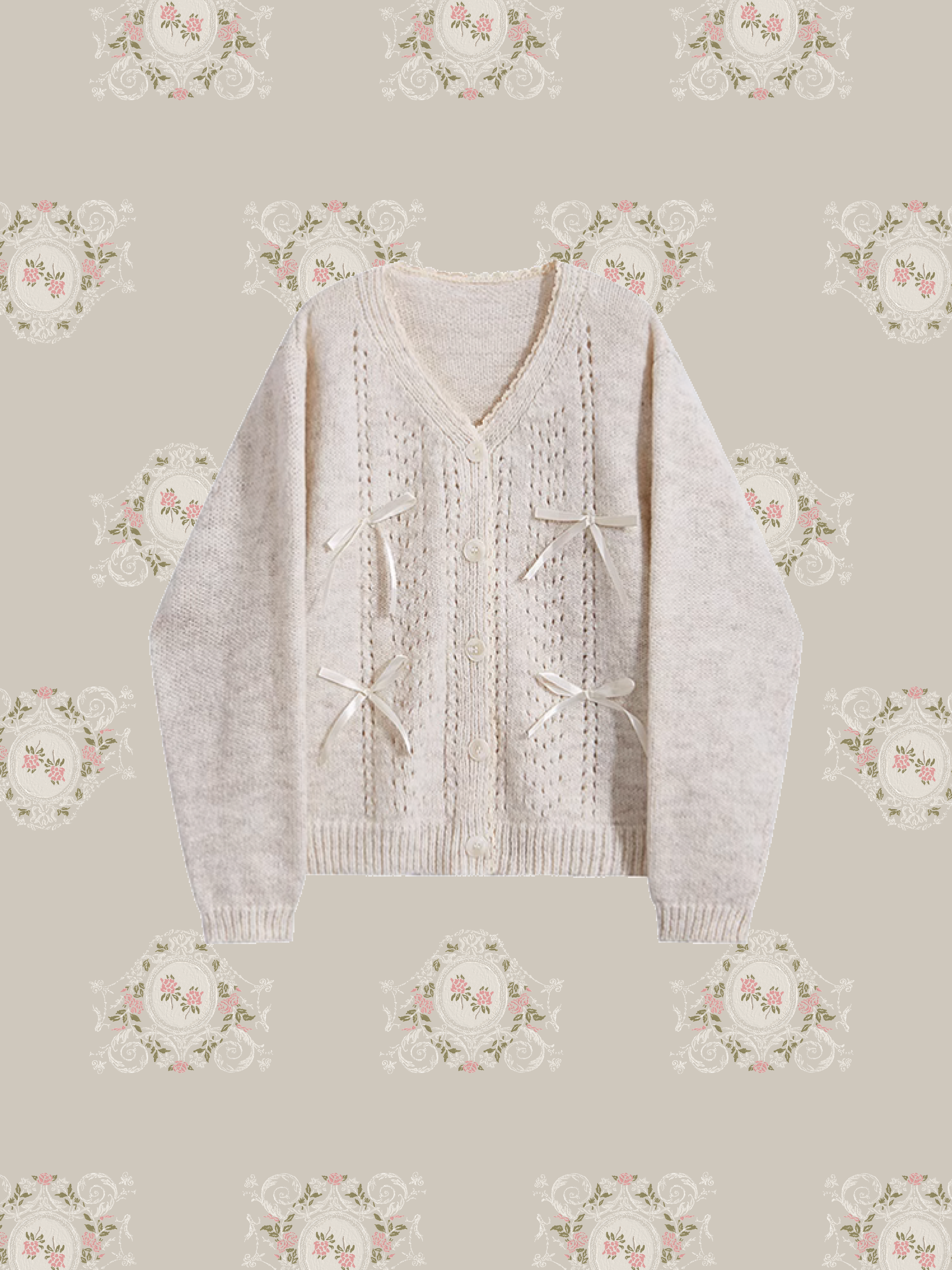 Relaxed Ribbon Cardigan/リラックスリボンカーディガン