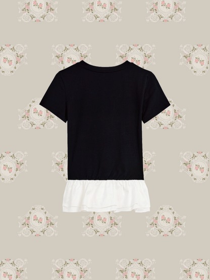 Frill Stitching T-shirt