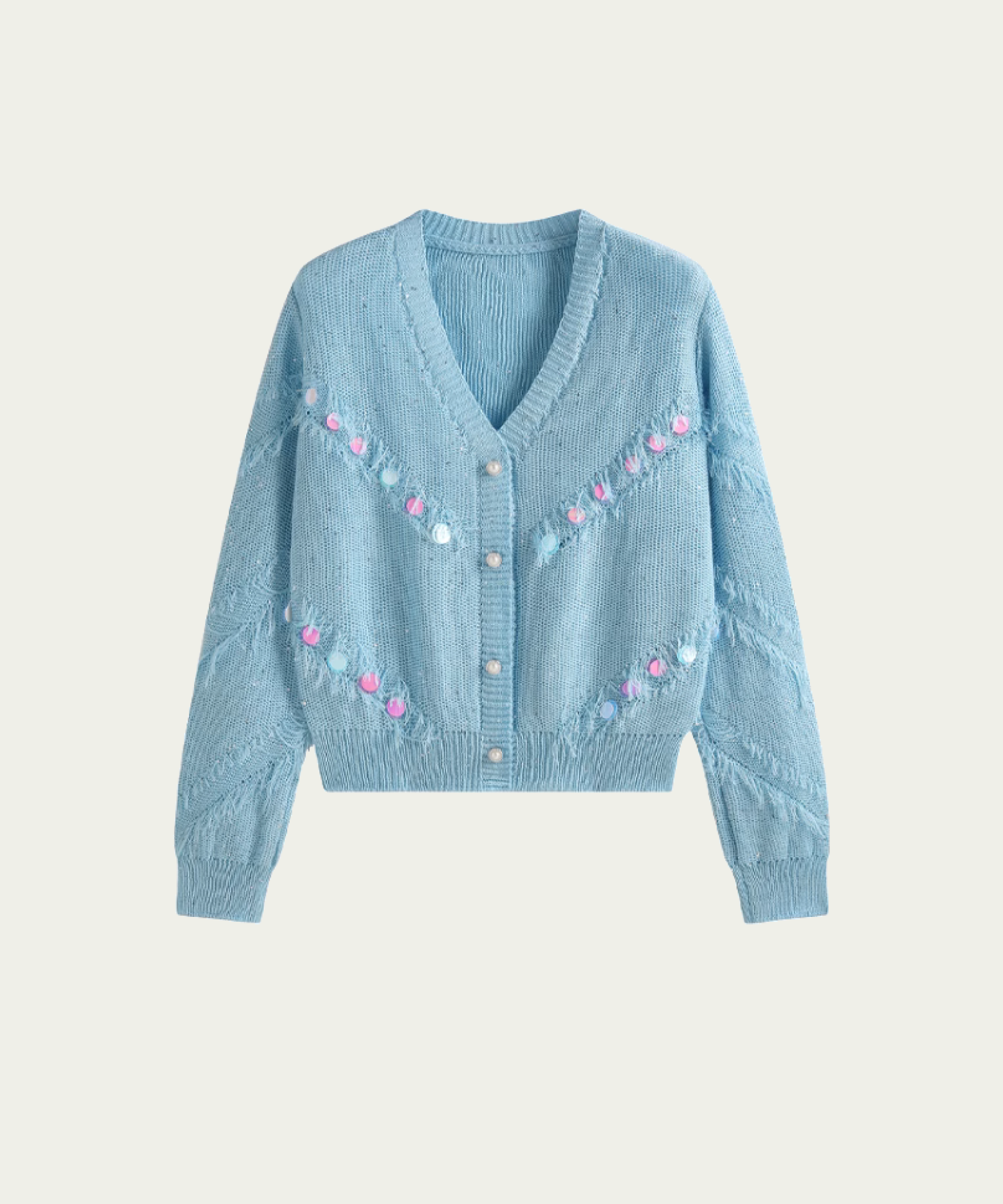 Shining Fringe Cardigan