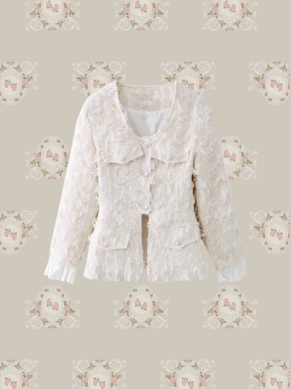 Princess Pearl Button Sheer Jacket Set-Up/プリンセスパールボタンシアージャケットセットアップ