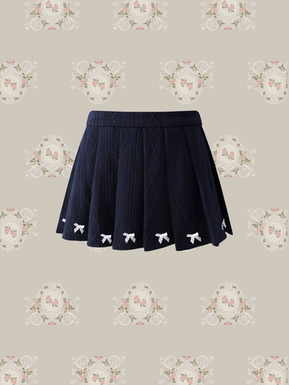 Sailor Ribbon Pleats Knit Set up/セーラーリボンプリーツニットセットアップ