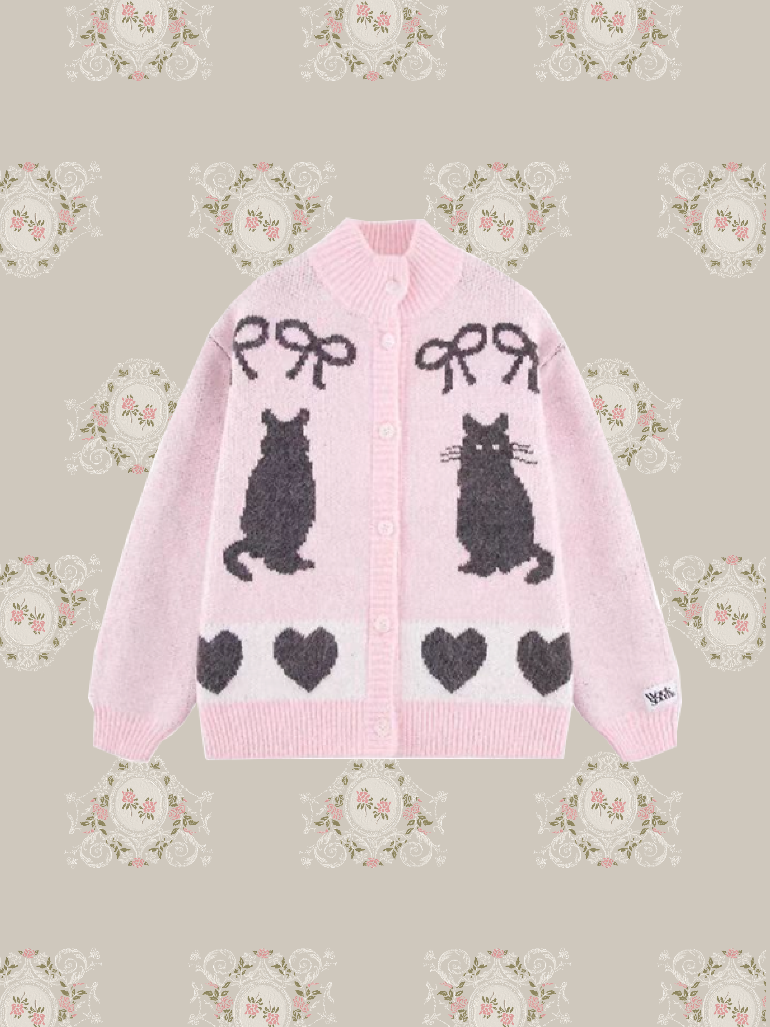 Animal Jacquard Cardigan/アニマルジャガードカーディガン