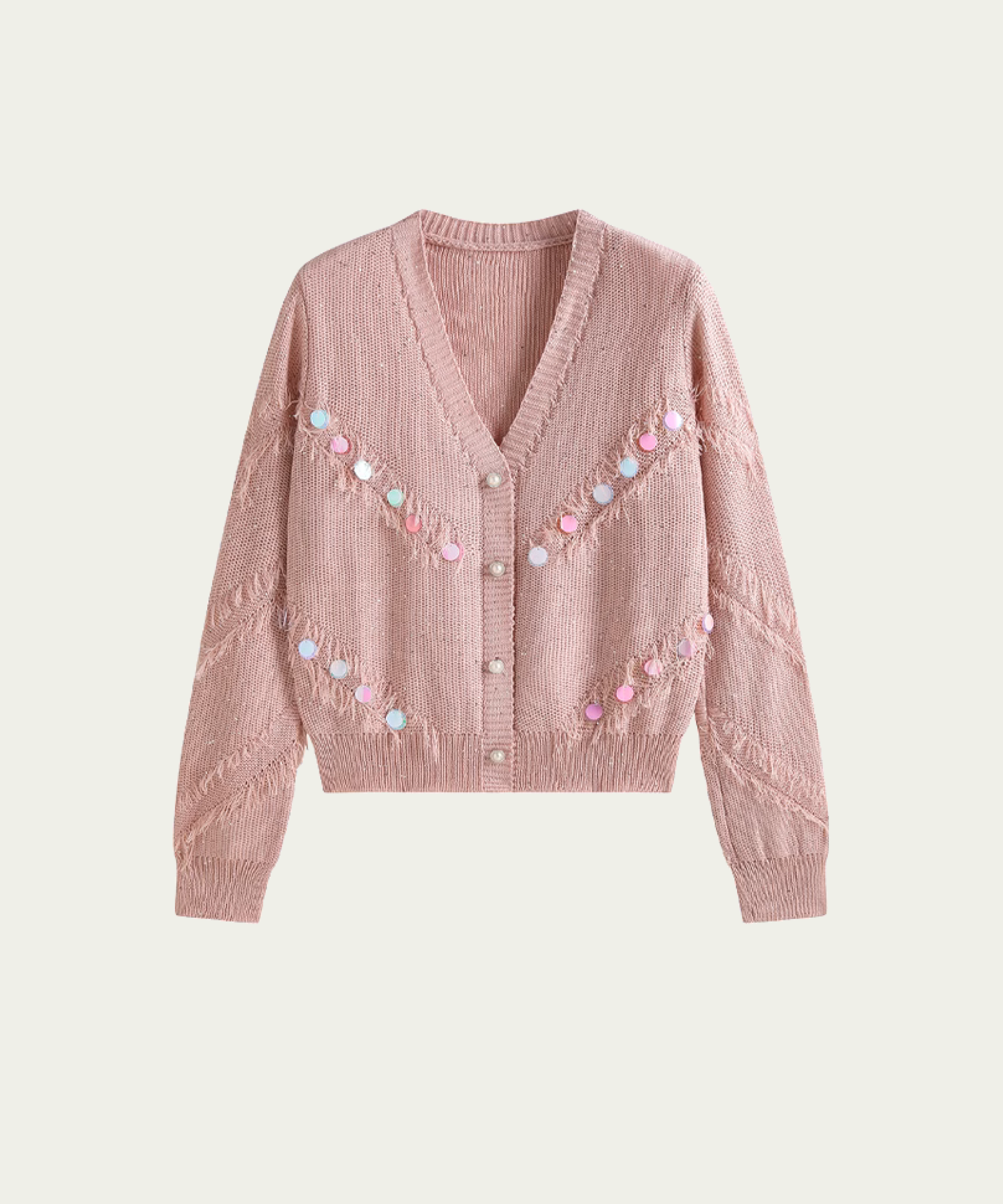 Shining Fringe Cardigan