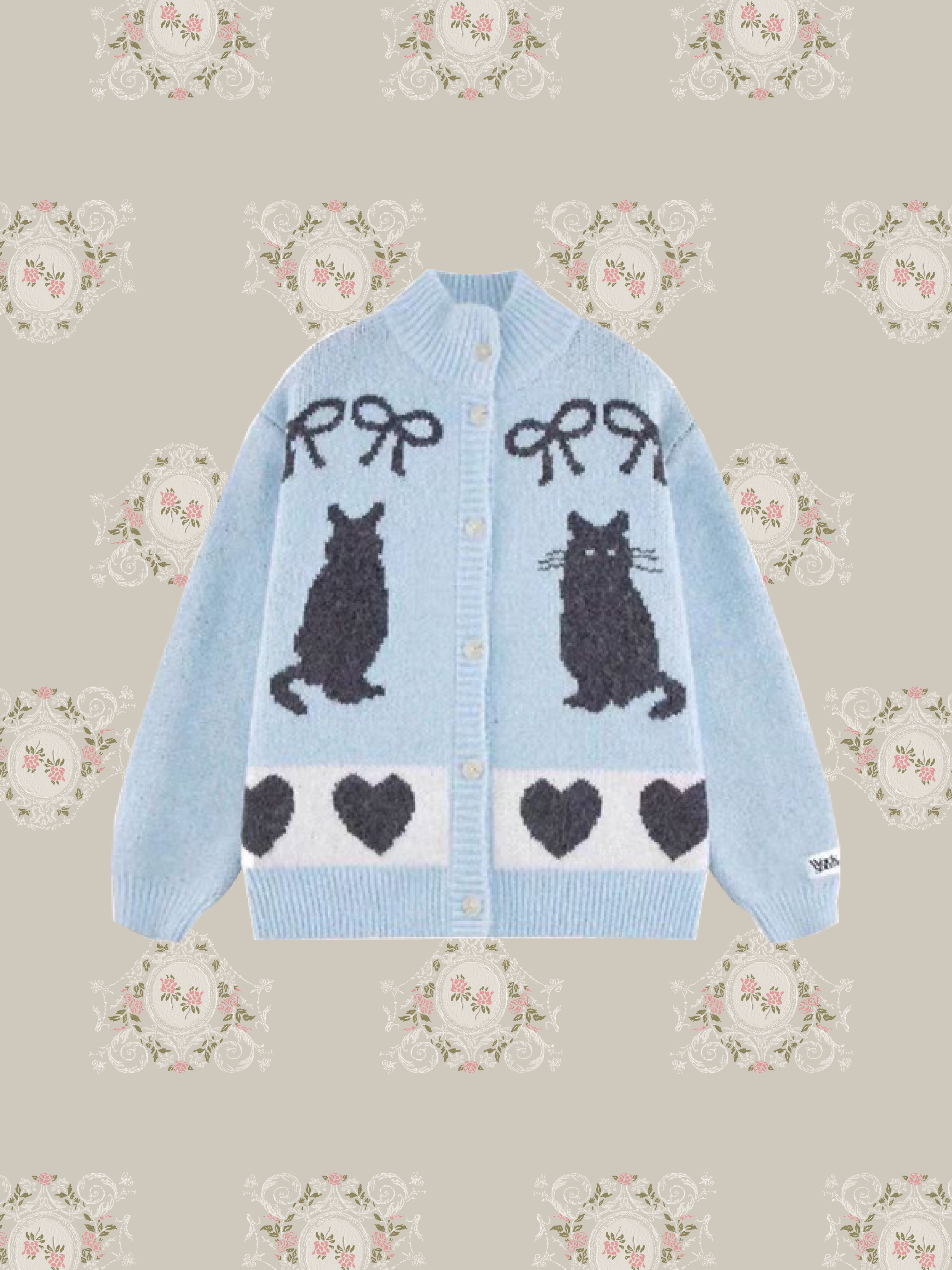 Animal Jacquard Cardigan/アニマルジャガードカーディガン