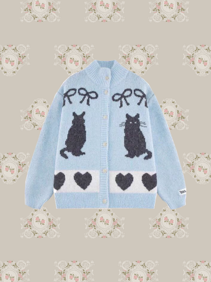 Animal Jacquard Cardigan/アニマルジャガードカーディガン