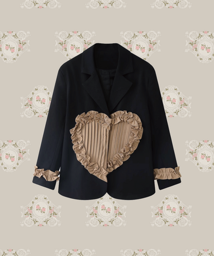 Champagne Frill Heart Jacket シャンパンフリルハートジャケット