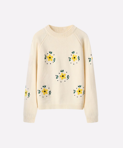 Embroidered Bloom Knitwear