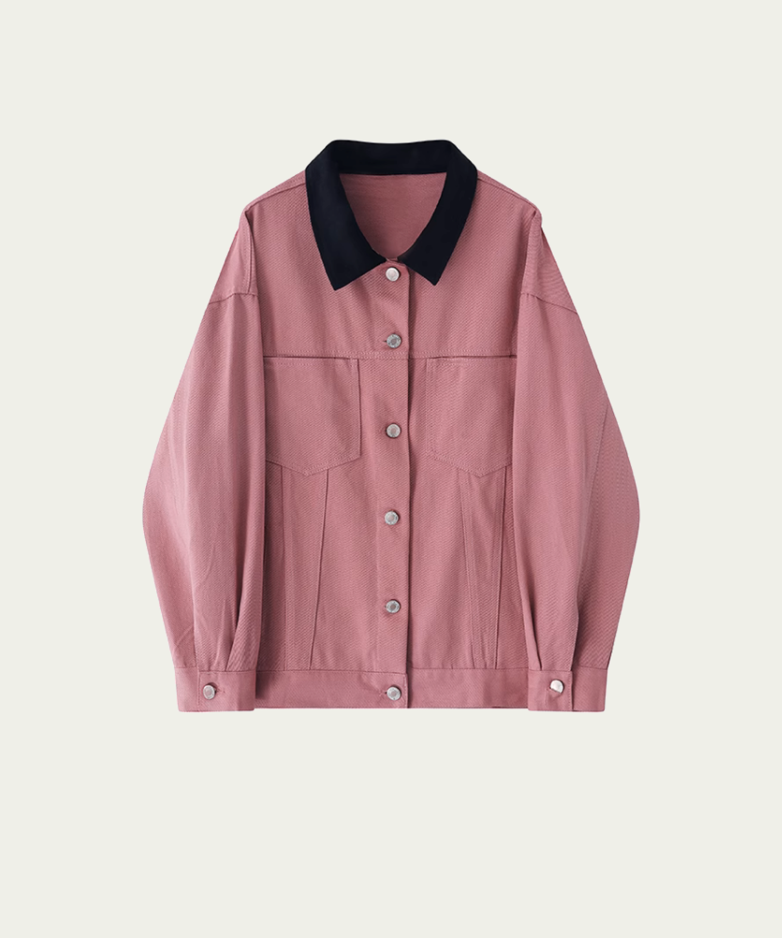 Magenta Denim Jacket