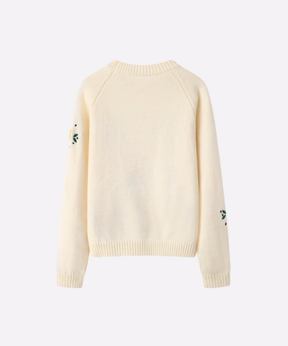 Embroidered Bloom Knitwear