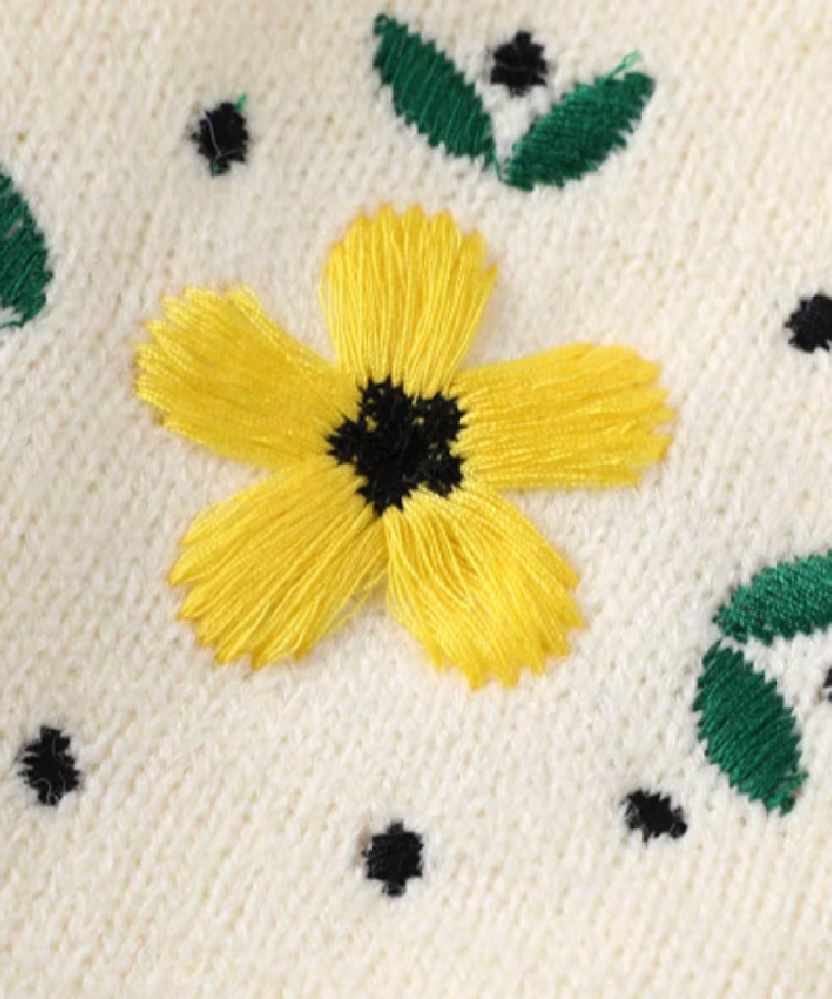 Embroidered Bloom Knitwear