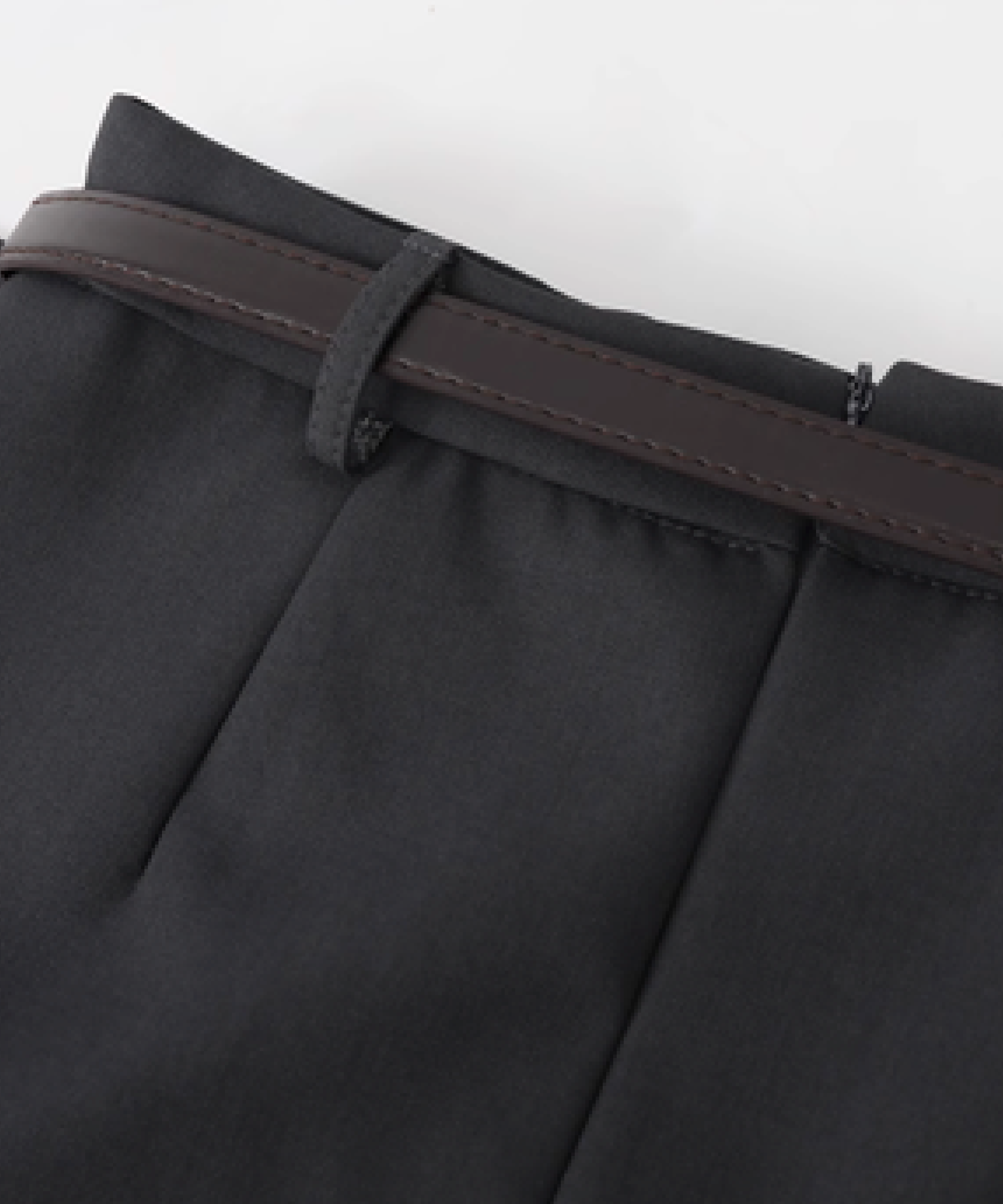 A Type Pleats Mini Skirt