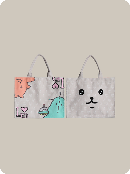 Yawame × LA POMME petit Zip Tote Bag