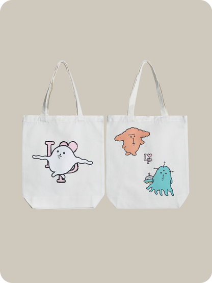 Yawame × LA POMME petit Original Tote Bag