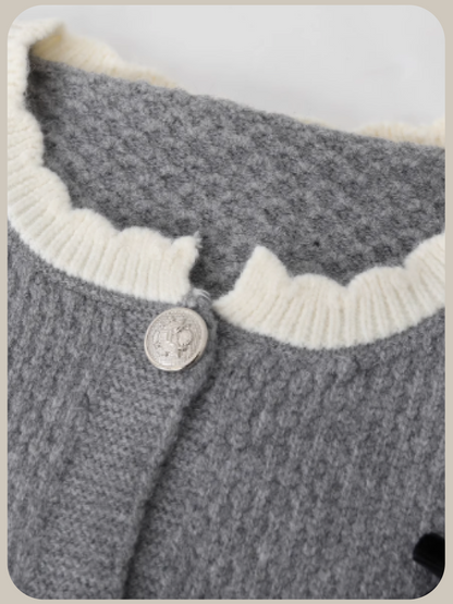 Elegant Rib Cardigan Set Up/エレガントリブカーディガンセットアップ