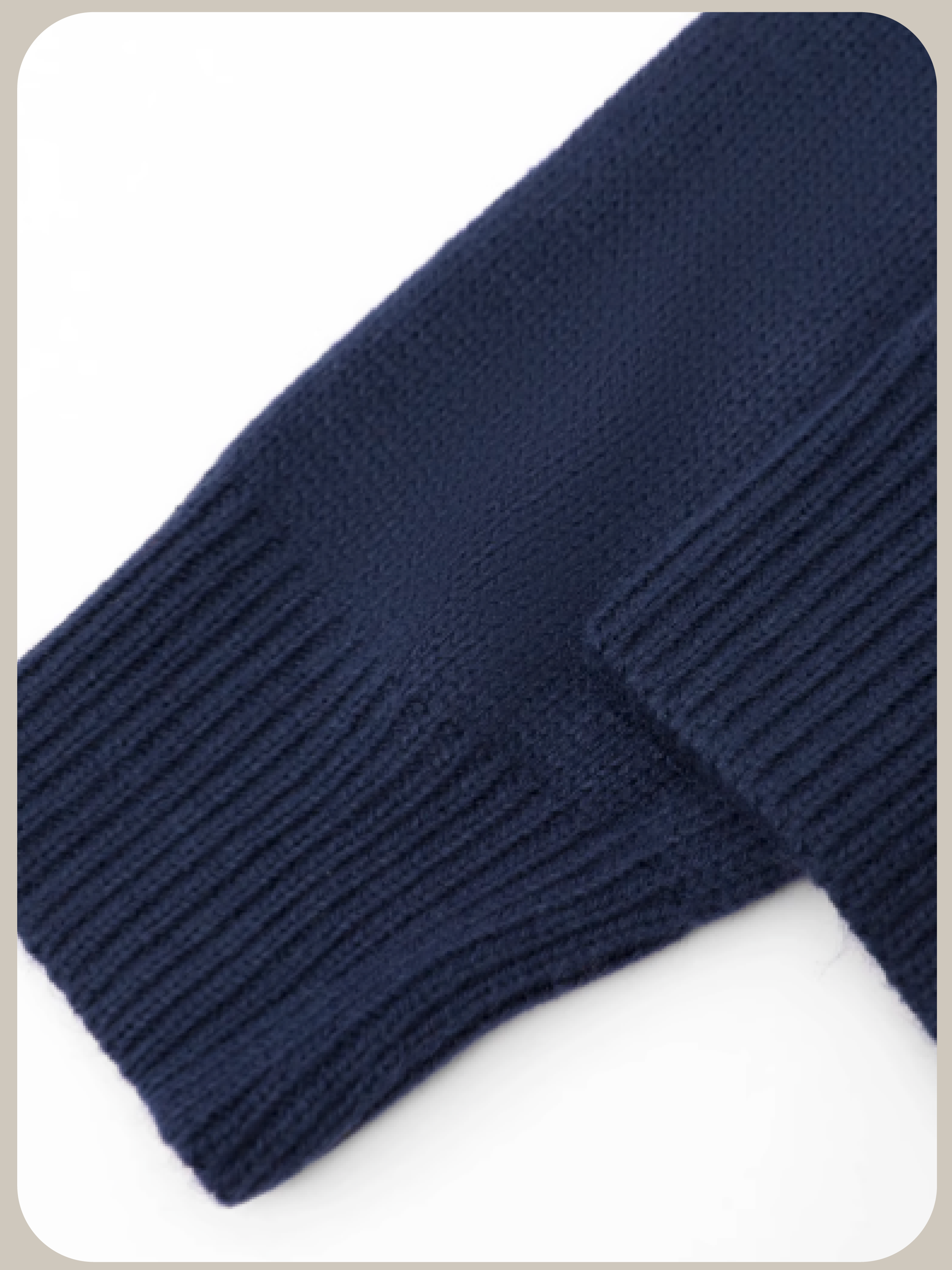 Big Ribbon Navy Knit/ビッグリボンネイビーニット