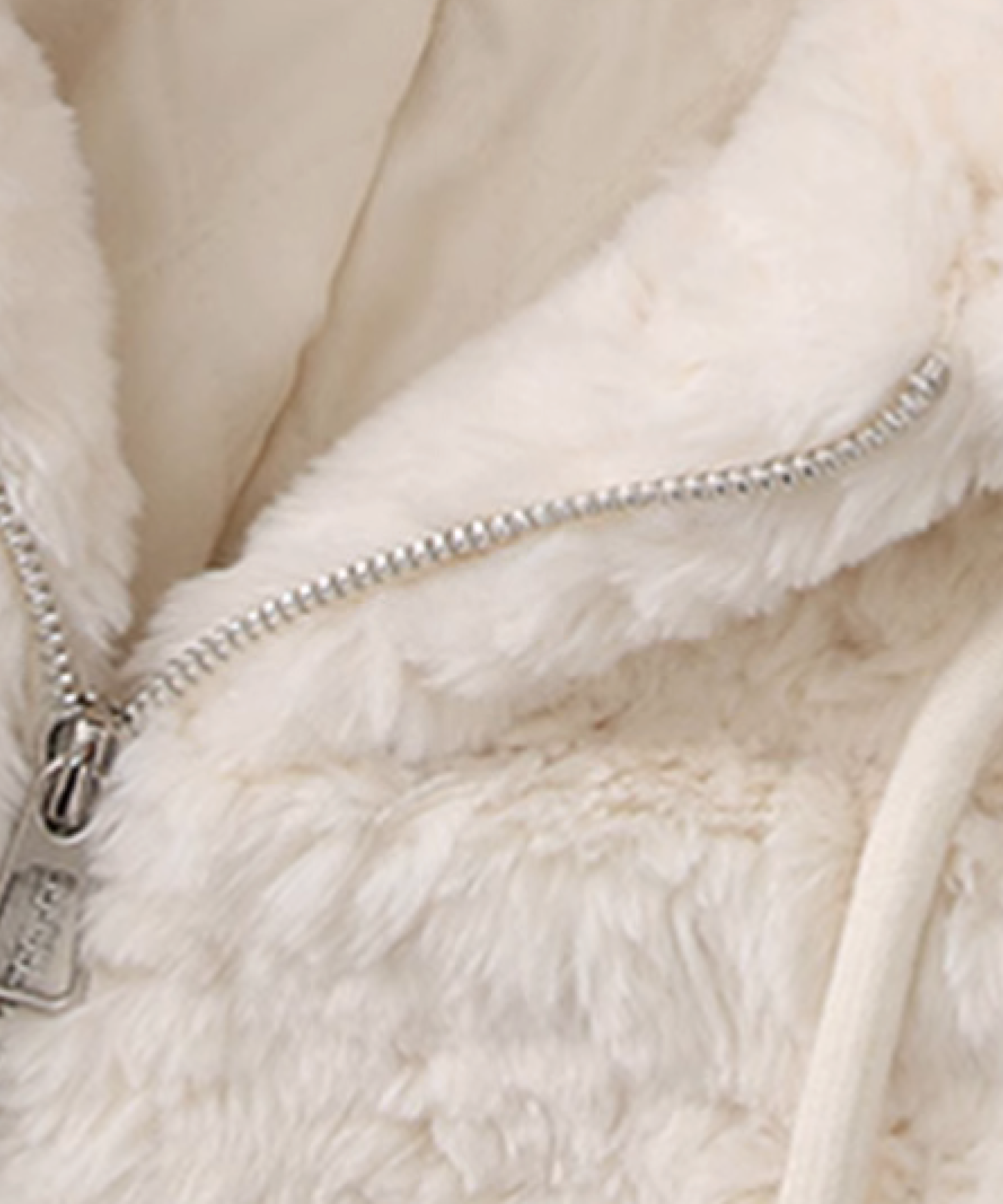 Mid-Length Fur Down Coat