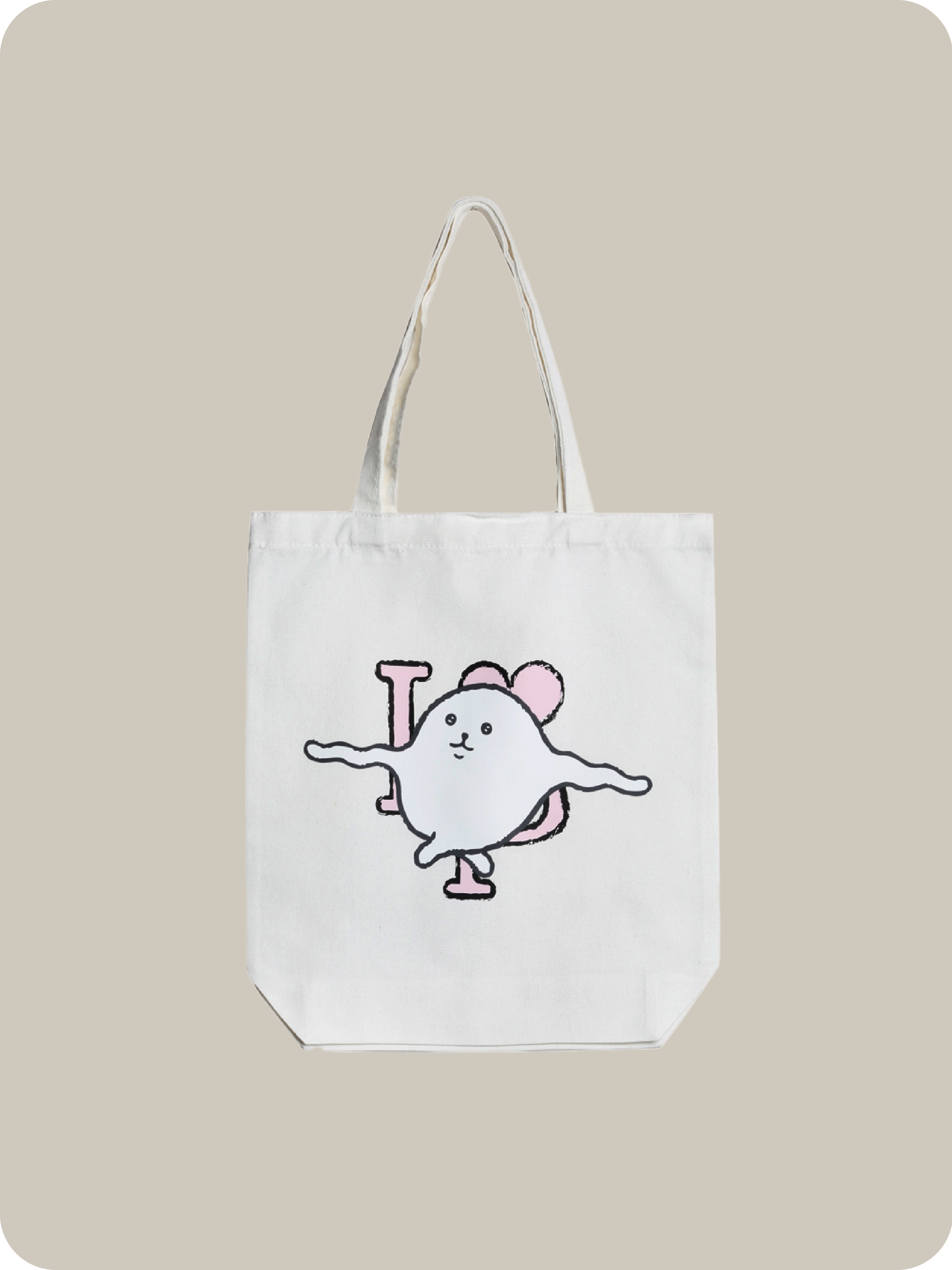 Yawame × LA POMME petit Original Tote Bag