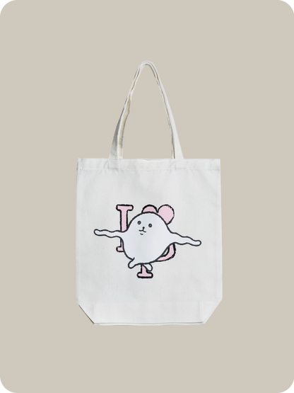 Yawame × LA POMME petit Original Tote Bag