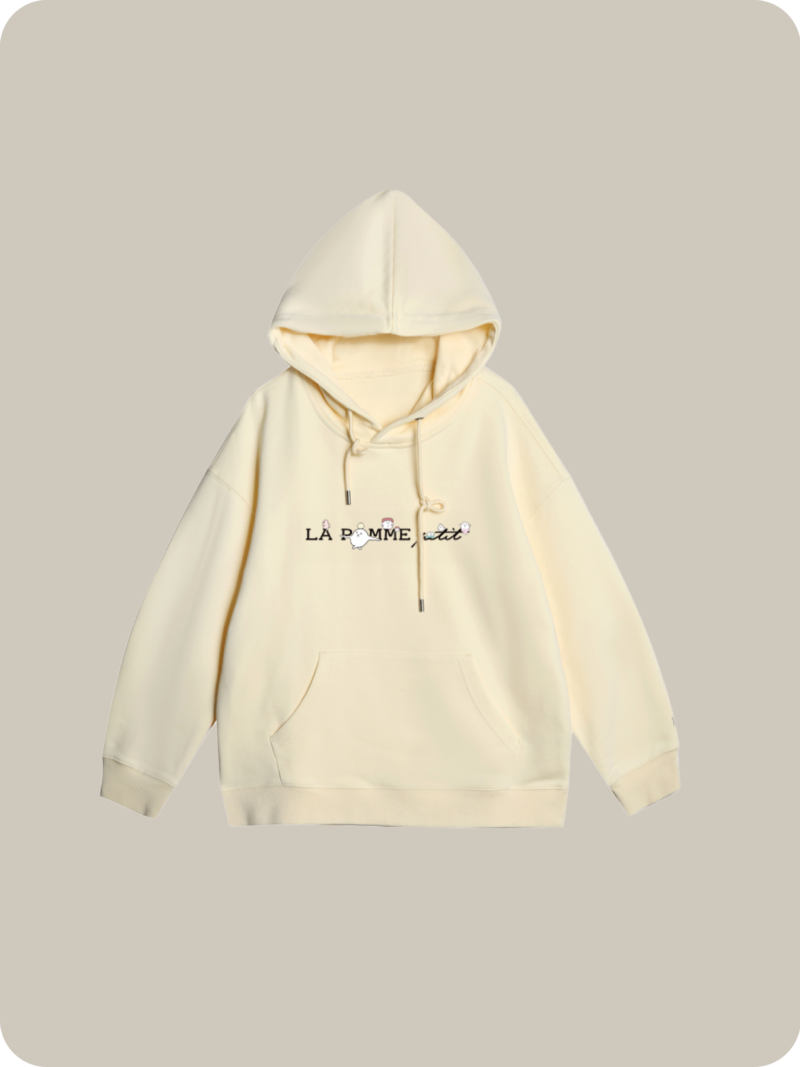 Yawame × LA POMME petit Logo Hoodie