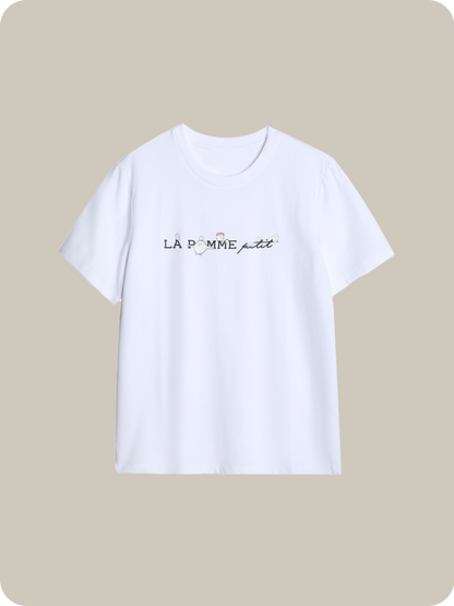 Yawame × LA POMME petit Simple Logo T