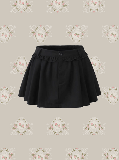 Frill Piping Mini Skirt/フリルパイピングミニスカート