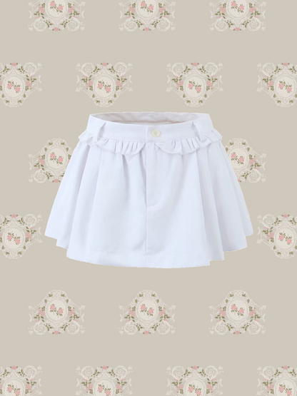 Frill Piping Mini Skirt/フリルパイピングミニスカート