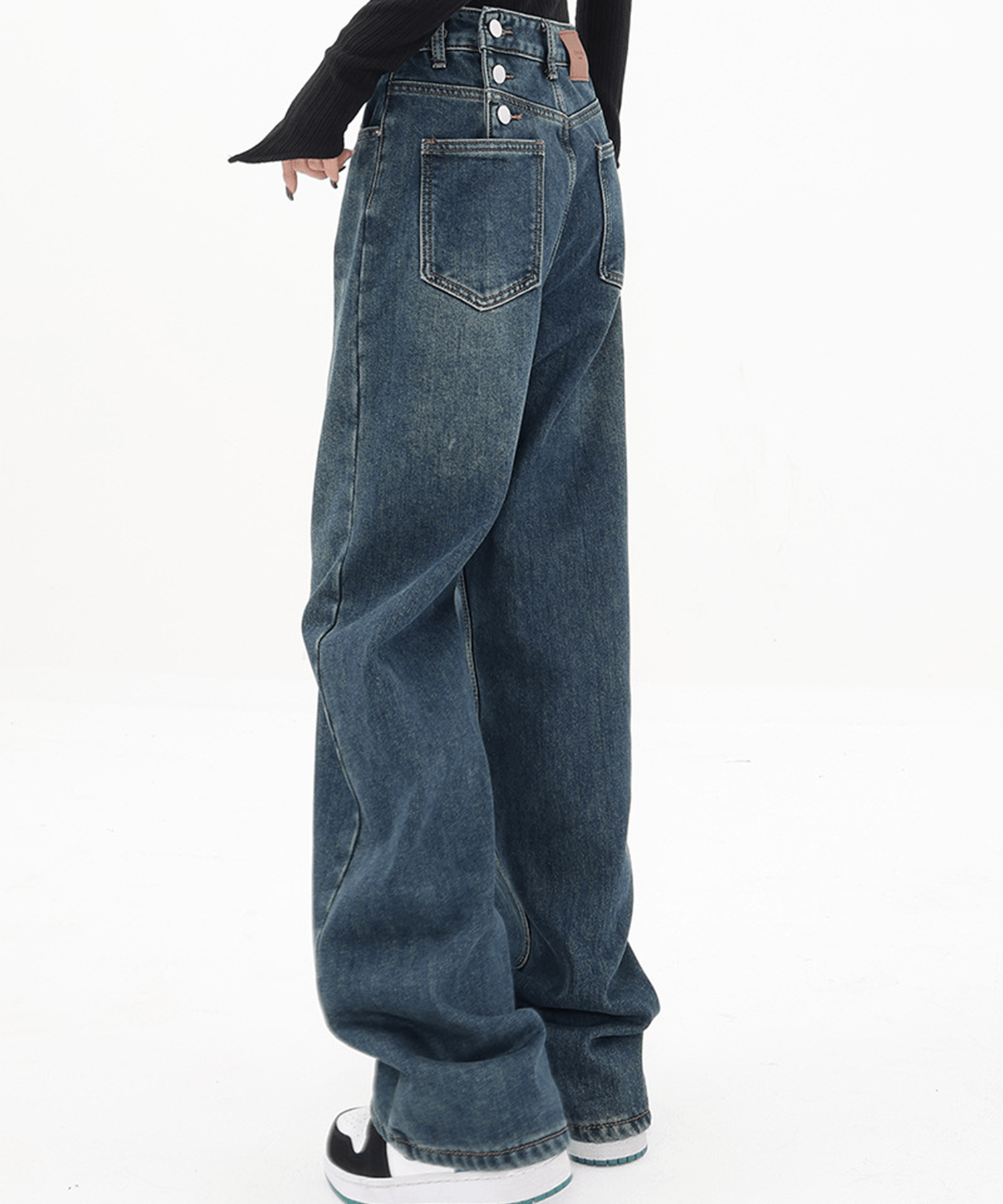 希少】denim&supply スタースタッズ ボタンフライジーンズ32/32