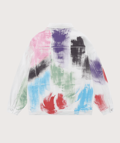 Painted Graffiti Jacket - LOVE POMME POMME